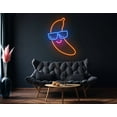 thumbnail image 3 of Glowneon Banana With Glasses Neon Sign, Fruits Wall Decor, 3 of 4