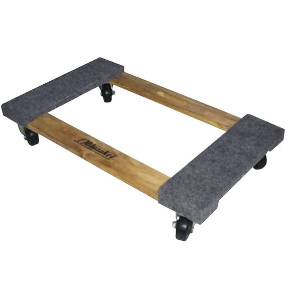 YGE Hardwood Furniture Moving Dolly Wheeled Cart - 1000 Lb Capacity - 30 in L x 18 in W
