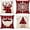 Christmas-e, variant on 4PCS 18"x18" Throw Pillow Covers Christmas Decorative Couch Pillow Cases Cotton Linen Pillow Square Cushion Cover for Sofa, Couch, Bed and Car (Christmas-E)