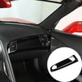 thumbnail image 3 of TINKI ABS Chrome Car Carbon Fiber Dashboard Panel Decor Cover Compatible for Chevrolet Corvette C7 2014 2015 2016 2017 2018 2019 Accessories ABS Plastic, 3 of 17