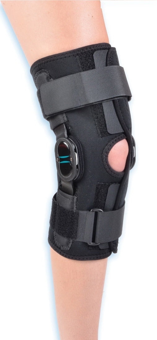 Hely and Weber 5646 Velocity Hinged Knee Brace, Short 2 Inch Anterior ...