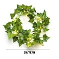 thumbnail image 3 of 2 PCS Vines with Lights String Lights Artificial Ivy Fake Vines with Fairy Lights Each 6.5Ft 20 LED Green Maple Leaves Vines for Bedroom Room Decor Warm White, 3 of 9