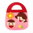 thumbnail image 1 of Juguetes creativos artesanales a mano para niños, bolsa de tela rosa, fabricación de regalo para niñas, bolso de animales Diy, Kit de manualidades para niños, 1 of 2