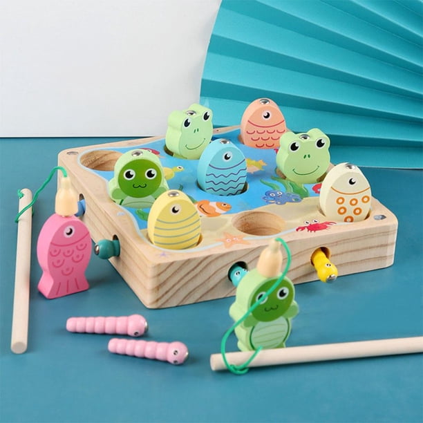 Juguete de Pesca Magnética de Cognición de Color Juguetes Aprendizaje Juguetes Educativos Juguetes a Juguete A Hugo Juego de pesca