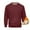 01 Wine, variant on zfwon Mens Fleece Lined Sweatshirts Crew Neck Solid Color Pullover Trendy Long Sleeve Thick Thermal Jumpers Work Casual Sports Pullover Loose Fit Basic Autumn Winter