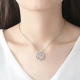 thumbnail image 4 of K-KED Women's Fashion Gold Rose Gold or Silver Mom Mother Heart Pendant Necklace-Rose Gold, 4 of 7