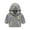 Grey, variant on Utlike Girls Hoodies Sweatshirt Toddler Autumn Winter Dinosaur Hooded Coat Jacket Sweatshirt Trend Top Streetwear Green 18-24 Months