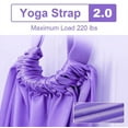 thumbnail image 5 of Yoga Stretching Strap, Aerial Yoga Strap, Adjustable Fitness Strap Band for Waist Trainer Leg Stretching, Anti-gravity Inversion Exercise Door Flexibility Tensile Trainer for Pilates Dance, 5 of 7
