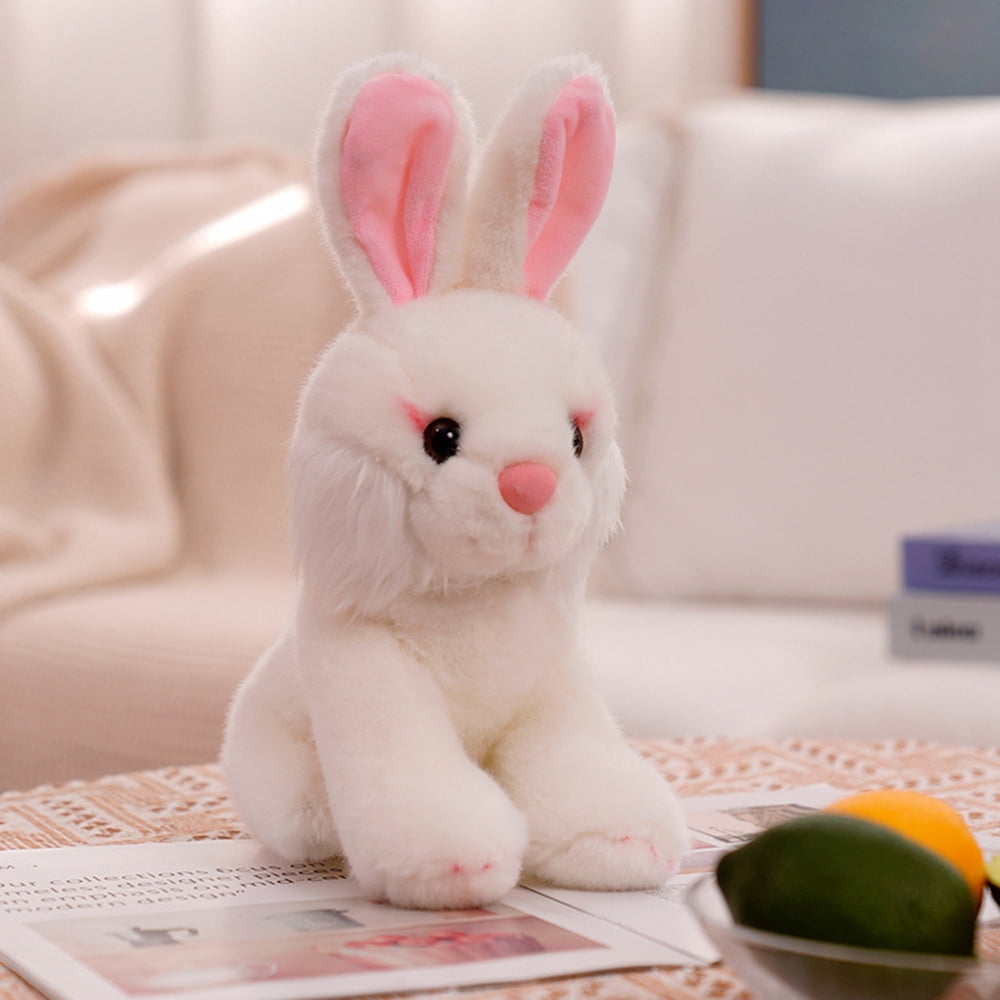 Alextreme Soft Stuffed Long Ear Bunny Rabbit Animals Kids Sleeping Toy Cute Plush Gifts(White