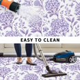 thumbnail image 5 of Purple Flowers Outdoor Rug for Patio/Deck/Porch, Non-Slip Large Area Rug 5 x 7 Ft, Botanical Floral Vintage Wildflower Indoor Outdoor Rugs Washable Area Rugs, Reversible Camping Rug Carpet Runner, 5 of 8