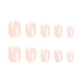 thumbnail image 2 of RAGUPEL Petite Press on Nails Extra Short French Tip Fake Nails Nude Stick on Nails Cute French Tip Glue Nails Gloss False Nails Reusable Artificial Nails for Women Manicure Art, 2 of 8
