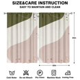 thumbnail image 2 of Modern Abstract Geometric Boho Curtains-blackout Curtains Bedroom Decor Living Room Darkening Grommet Window Drapes 2 Panels Set 52"x 84", 2 of 2
