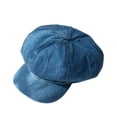 thumbnail image 1 of Guardurnaity Gorra de pintor octogonal clásica de algodón de 8 paneles hecha a mano con materiales de primera calidad Sombreros azul oscuro, 1 of 6