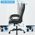 thumbnail image 4 of Dkelincs Gaming Chair Adjustable PU Leather Computer Desk Chair High Back Office Chair with 360° Rolling Wheels & Lumbar Support, Camo, 4 of 7