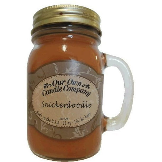 Snickerdoodle Scented 13 Ounce Mason Jar Candle By Our Own Candle Company Walmart Com Walmart Com