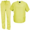 thumbnail image 4 of Two Piece Scrub Set (Yellow, Small), 4 of 7
