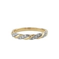 thumbnail image 2 of Keepsake Diamond-Accent Twist 10kt Yellow Gold Wedding Band (H-I, I2), 2 of 2