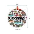 thumbnail image 5 of Cincinnati Christmas Ornament, Ceramic/Acrylic Ornament, Celebration Hanging Decor, Mother’s Day Ornament, Love Day Home Decor, Treasured Memory 2025, Holiday Tree Decoration, 5 of 5