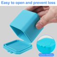 thumbnail image 3 of 4oz Salad Dressing Container To Go Leak-Proof Sauce Container with Lid Food Grade Silicone Salad Dressing Cup Portable Dipping Sauce Cups 4Pack, 3 of 8