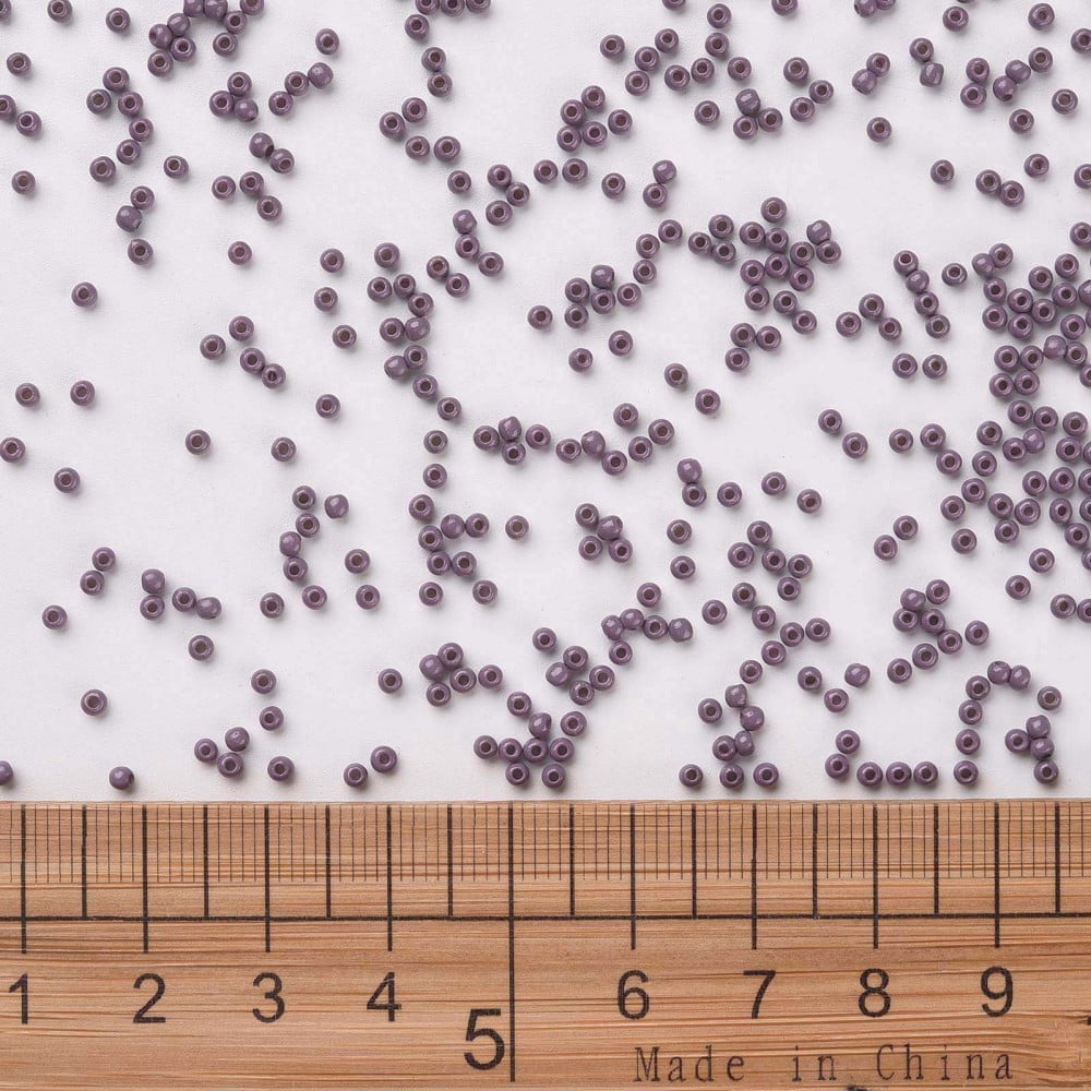 1 pound 11/0 Grade A Round Glass Seed Beads Baking Paint Old Rose 2.3x1.5mm Hole: 1mm 48500pcs/pound