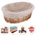 thumbnail image 6 of CRILSTYLEO Fruit Basket Woven Wood For Garden Everyday Use 1 Set 11.8X7.9X4.0In, 6 of 8