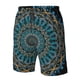 thumbnail image 4 of Balery Mandala Traje de Baño Estilo Hawaiano para Hombre, Shorts de Secado Rápido con Bolsillos-Medium, 4 of 6