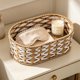 thumbnail image 1 of MTBLYS Cesta organizadora de papel tejido natural para escritorio|mesa de centro o encimera|Ideal para guardar aperitivos|cosméticos y objetos pequeños en el hogar|la oficina o la sala de estar, 1 of 6