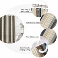 thumbnail image 6 of Boho Streiped Waterproof Fabric Shower Curtain,Vintage Abstract Beige Vertical Stripes Waterproof Fabric Shower Curtain for Bathroom Curtains Bathtubs Hotel Shower Curtains with 12 Hooks Long 72x78in, 6 of 8