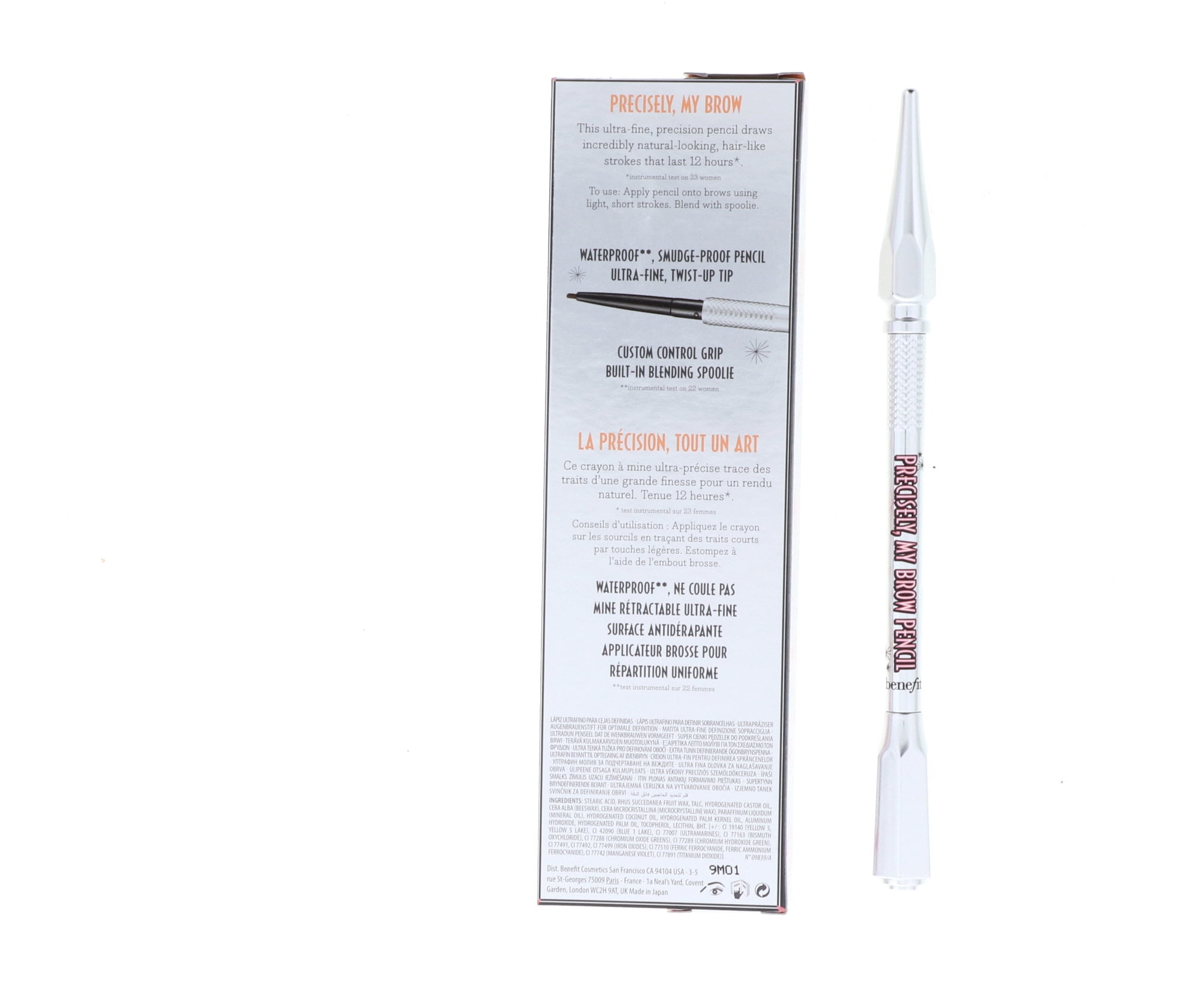 Benefit Precisely My Brow Pencil Ultra Fine Brow Defining, No. 4, Medium, 0.002 Ounce