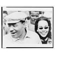thumbnail image 2 of Historic Framed Print, [Dr. King and wife Coretta, smiling, surrounded by people], 17-7/8" x 21-7/8", 2 of 9