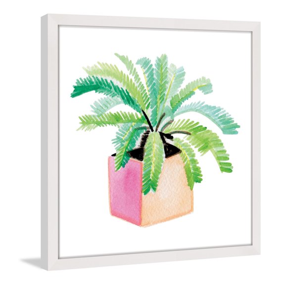 Marmont Hill "Potted Plant" by Molly Rosner Framed Painting Print