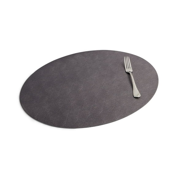 Hotel Collection Napperon Ovale en Faux Cuir