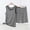#248-White, variant on Haivin Women's Modal Sleeveless Tank Top and Shorts Set, Comfortable Round Neck with Elastic Waist, Striped Athletic Wear for Sports and Daily Use