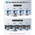 thumbnail image 4 of Estación de acoplamiento USB C Selore Dual HDMI VGA DisplayPort 100W PD, 4 of 8
