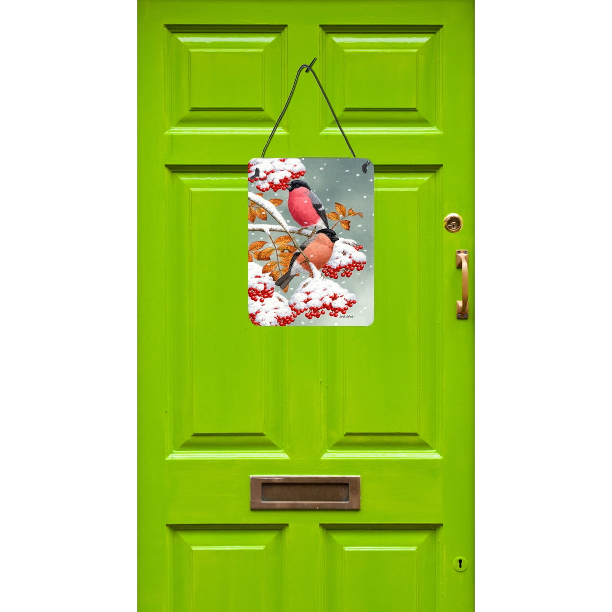 Eurasian Bullfinches Wall or Door Hanging Prints