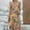 Khaki, variant on ALLLIST Dresses for Women Summer Blue Midi Sundress Floral Trendy Tent Dresses for Teens Size S-3XL