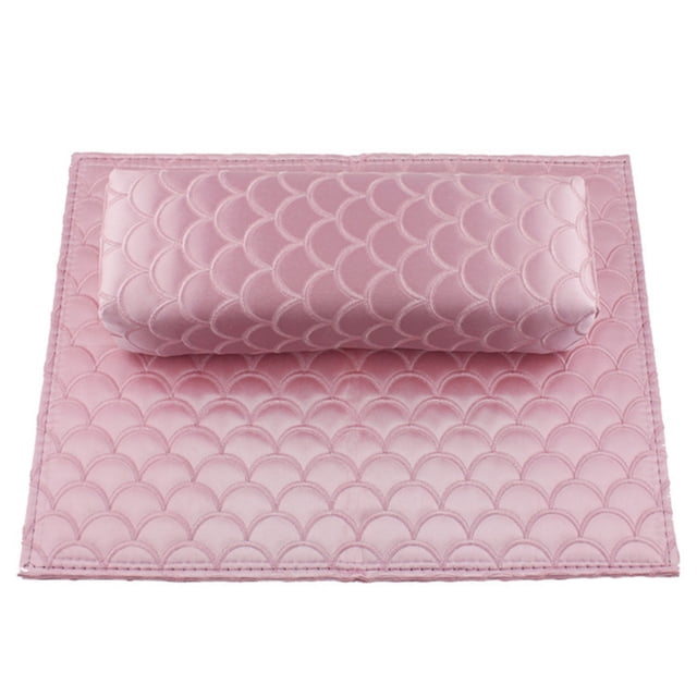 Almohada para uñas Juego de cojines para reposo de manos Almohada para manicura Cojín para reposo CACAGOO Juego de reposamanos