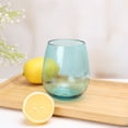 thumbnail image 1 of Mainstays Hammered Blue Acrylic Stemless Wine Glass, 498 mL, 1 Pack, 1 of 5