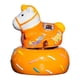 thumbnail image 2 of Figura de caballo en miniatura, escultura animal, adorno Fengshui, estante de escritorio pequeño Naranja, 2 of 9