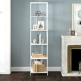 thumbnail image 7 of Evelyn&Zoe Cortland 18" Wide Rectangular Bookcase, White, 7 of 7