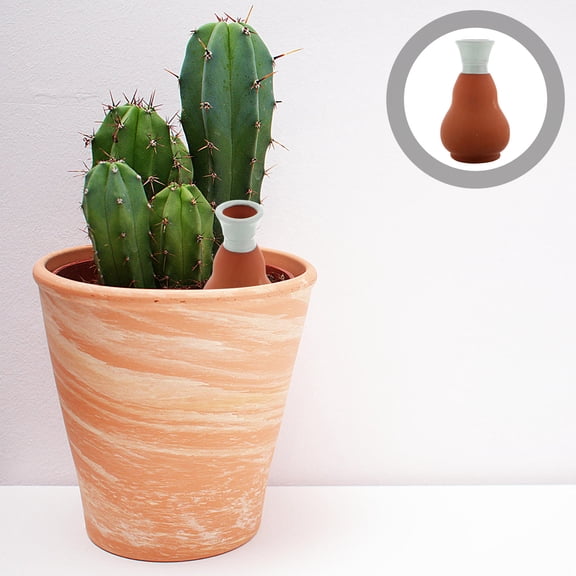 COSMOBETTY Self-Watering Red Terracotta Device, Versatile Use for Healthy Plants, Water Efficient
