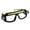 Yellow, variant on LED Safety Glasses, Rechargeable LED Glasses with 5-Mode Light, USB Work Flashlight for Night Hiking Fishing