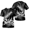 thumbnail image 4 of Custom Bowling Shirts, Personalized Name Bowling Shirts Unisex, Bowling Jerseys for Men & Women, Team Bowling Shirt Gift (Purple, M), 4 of 9