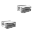 thumbnail image 1 of Moyic Colector de pelo montado en la pared, lavabo reutilizable antiobstrucción, colector de bañera de ducha para baño, cuarto de ducha, Blanco 2piezas, 1 of 6