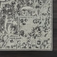 thumbnail image 3 of Hauteloom Marash Collection Ozer Oriental Persian Living Room, Bedroom Area Rug - Traditional Medallion Pattern - Boho Vintage Distressed - Beige, Purple, Yellow, Pink, Multicolor - 7'10" x 11', 3 of 7