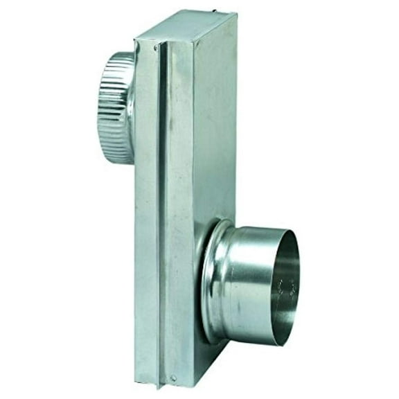 Dryer Vent Connector – Metallic Flexible Dryer Duct Transition – Adjustable 1/2 to 6 Inch – Space Saving 3 Inch Extension – For Electric Dryers – Durable Metal Construction