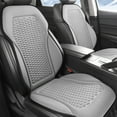 thumbnail image 2 of Grey Gray Cool Silk Auto Seat Pad With Ventilated Design For Hot Weather Driving, 2 of 7