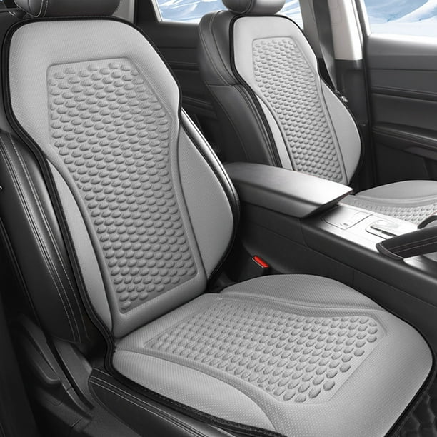 Cojín de asiento de coche de seda fresca Cojín de asiento de sedán para oficina y hogar Cojín de asiento de fibra