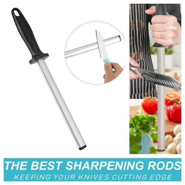 Knife Sharpener Rod 13 inch Knife Sharpening Steel Rod Knife Honing Rod