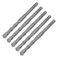 thumbnail image 2 of 5 Pcs Rotary Hammer Drill Bit 160mm Length 2 Flute Self Centering Carbide Tip Impact Drill Bits for Brick Stone Concrete 14mm/0.55in, 2 of 5